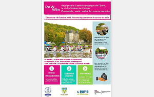 ROW WIN - Rejoignez le club d’aviron de Vernon le 19 Octobre
