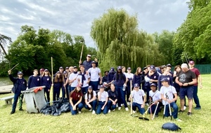 Action SNU - Nettoyage des berges base nautique des tourelles