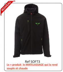 Veste SOFTSHELL MATELASSEE (pour les barreurs)