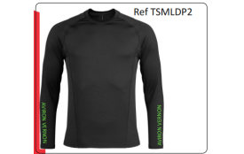 Tee-shirt technique M longues double peau