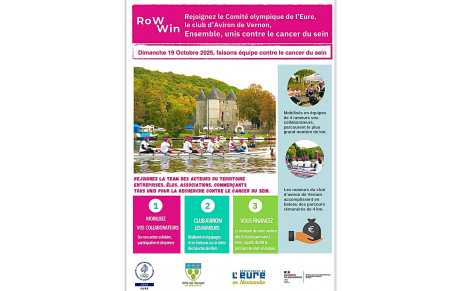 ROW WIN - Rejoignez le club d’aviron de Vernon le 19 Octobre