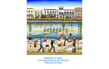 En 2026, le club d'aviron de Vernon fête ses 40 ans
